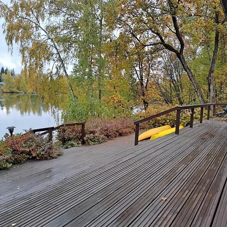 Domek alpejski Lovely Riverside Close To Tampere Lempäälä